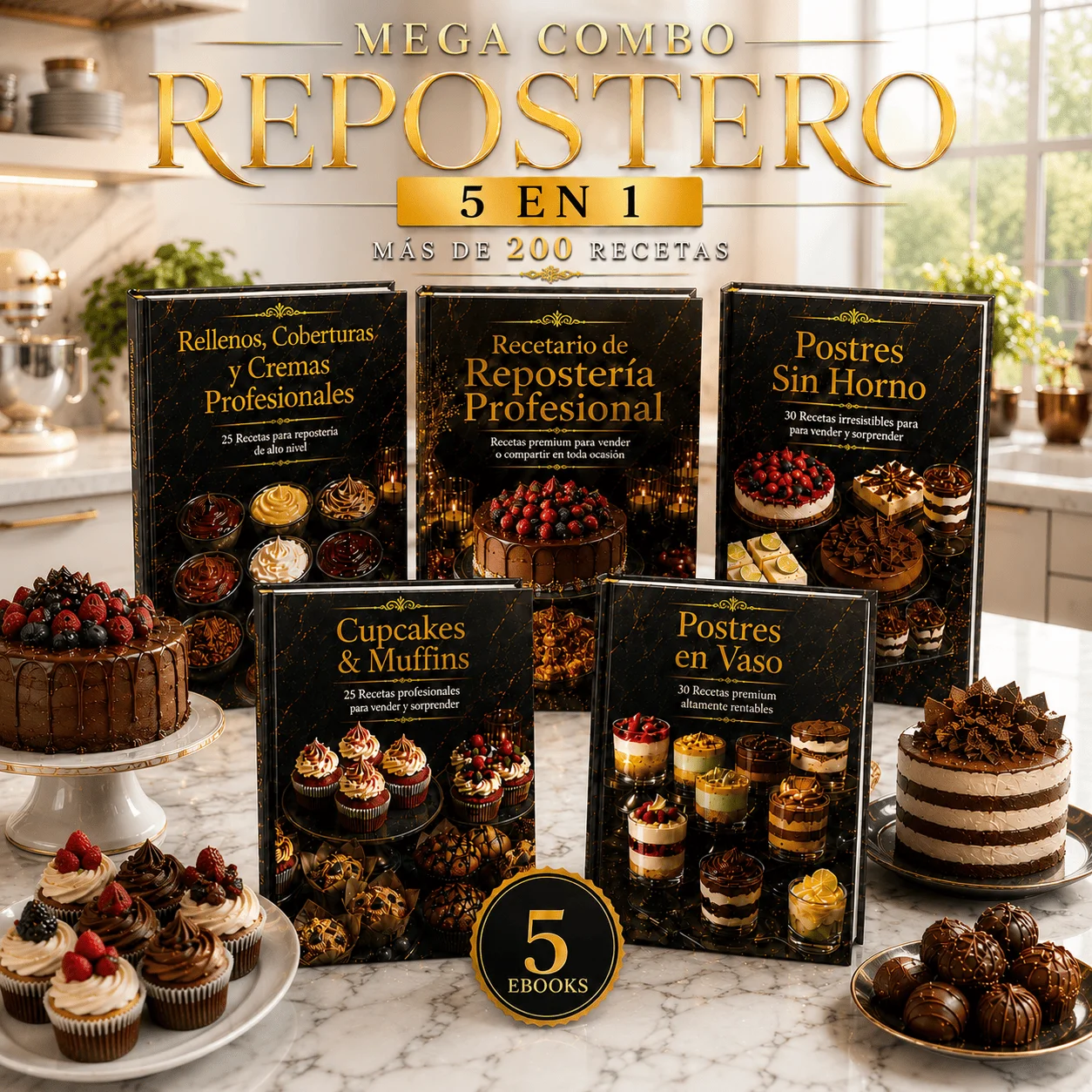 Mega Combo Repostero 5 en 1