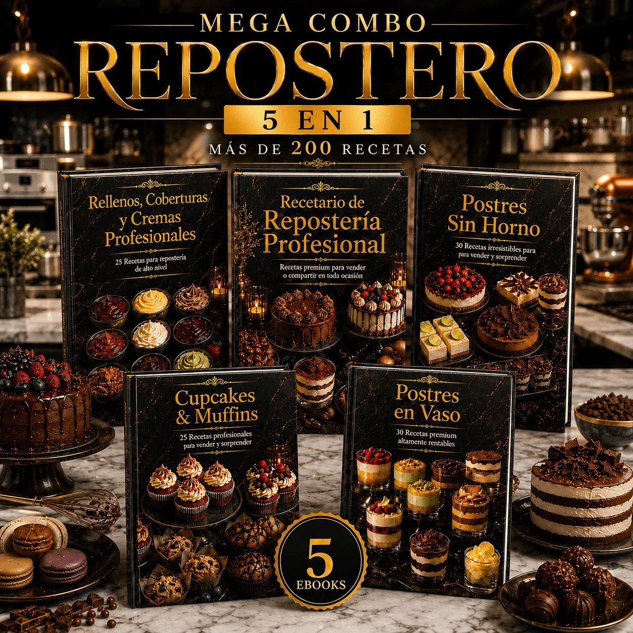 Mega Combo Repostero 5 en 1