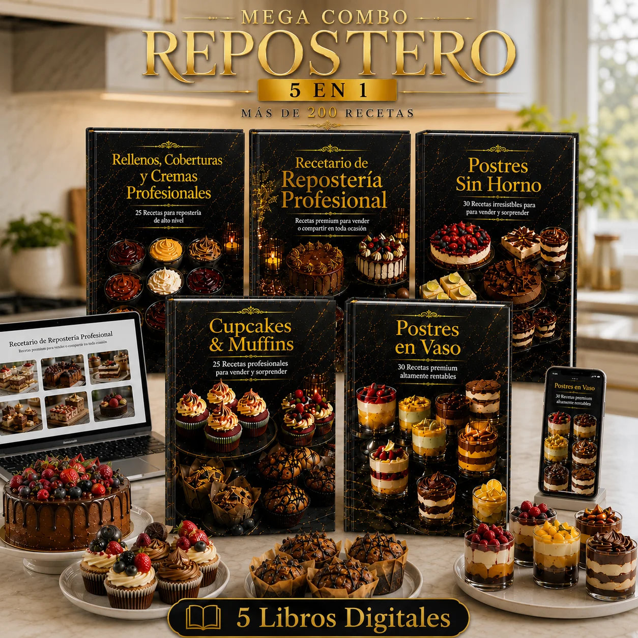 Mega Combo Repostero 5 en 1